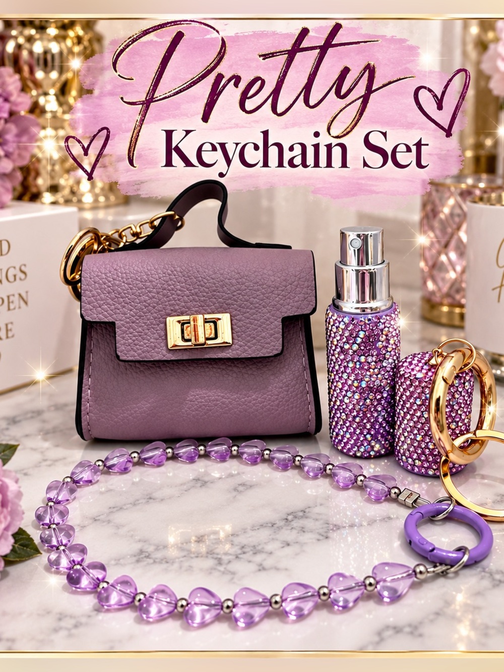Keychain set 💜 🛍️